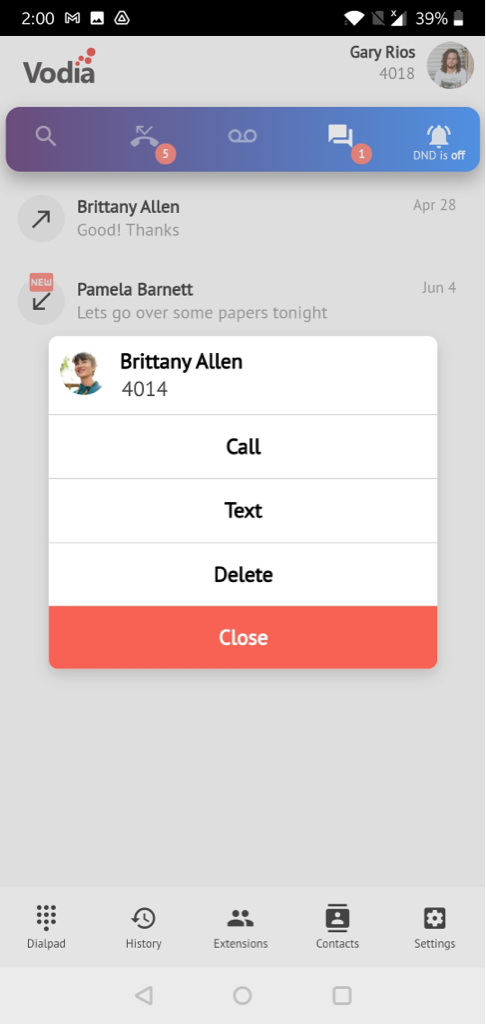 phone app